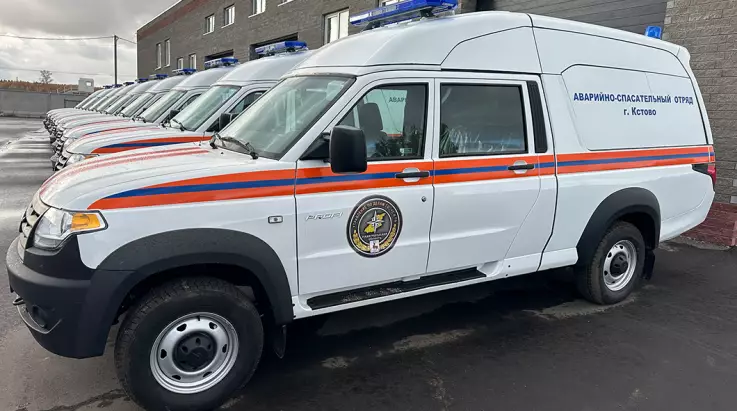 UAZ Profi jako zásahový vůz